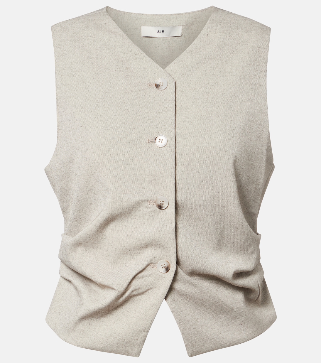 Leone draped vest | SIR
