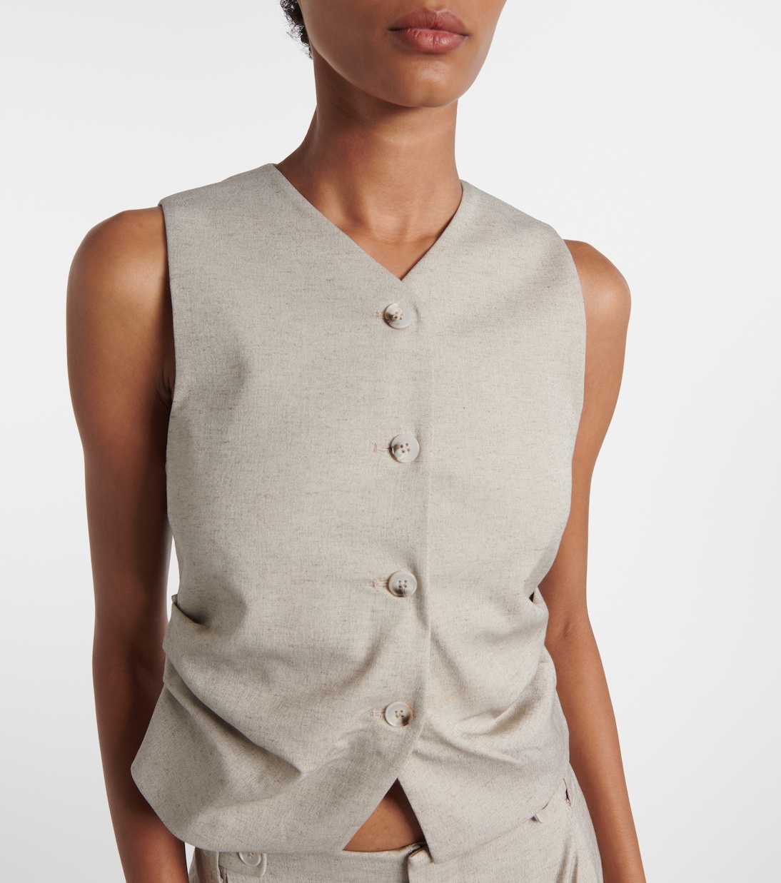 Leone draped vest | SIR