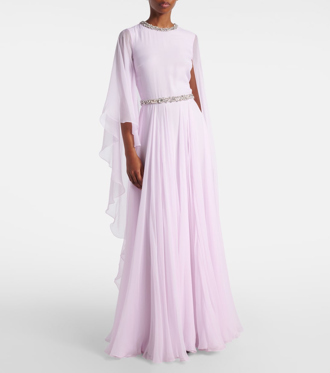 Robe aus Seide mit Kristallen | Givenchy