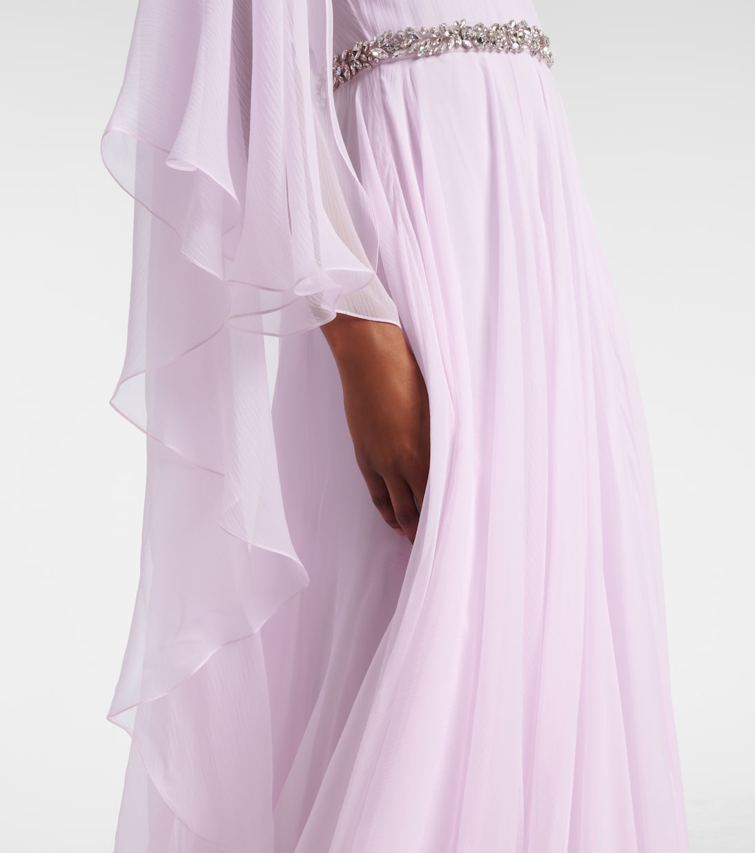 Robe aus Seide mit Kristallen | Givenchy