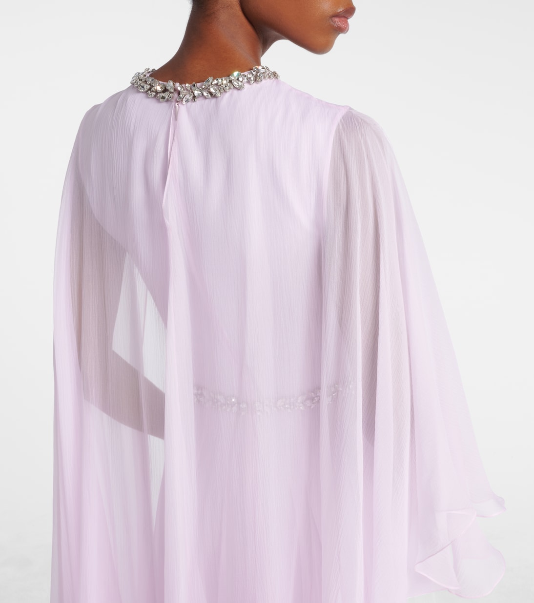 Robe aus Seide mit Kristallen | Givenchy
