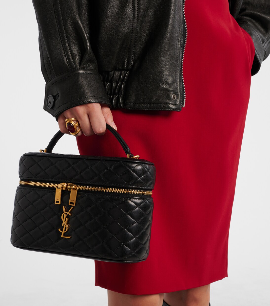 Schultertasche Gaby Large aus Leder | Saint Laurent