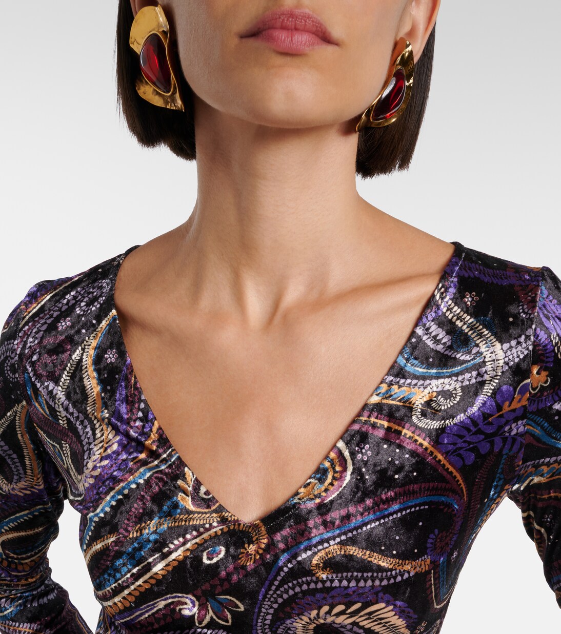 Paisley jersey top | Etro
