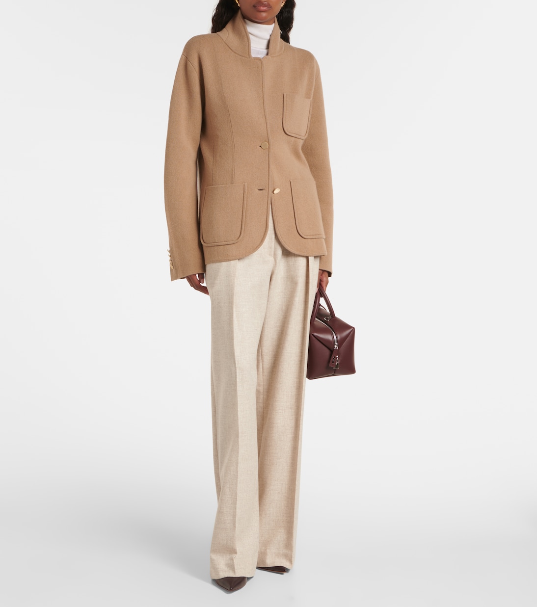 Wool and cashmere blazer | Jardin des Orangers