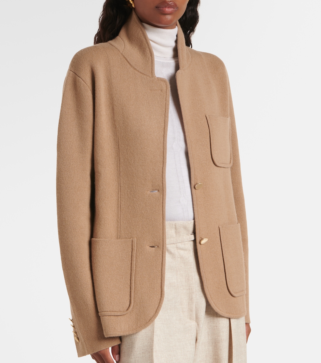Wool and cashmere blazer | Jardin des Orangers