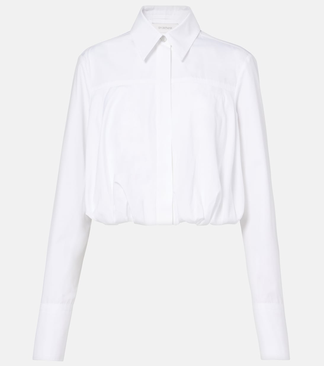 Cropped-Hemd Zemira aus Baumwollpopeline | Sportmax