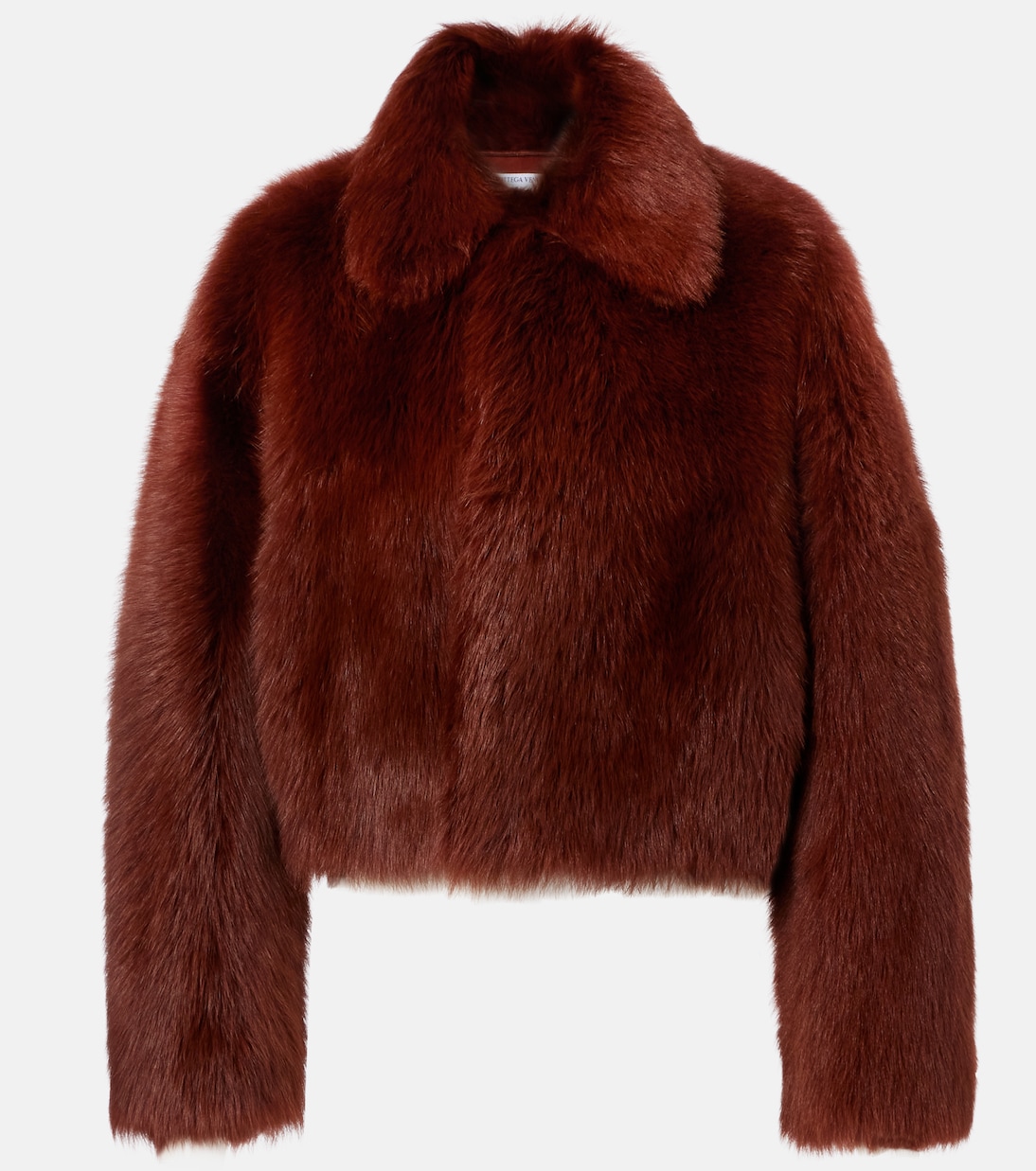 Cropped shearling jacket | Bottega Veneta