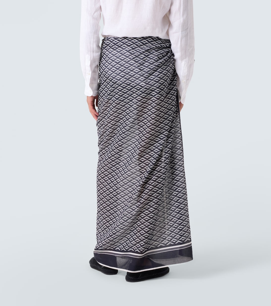 Printed cotton beach cover-up | Tom Ford