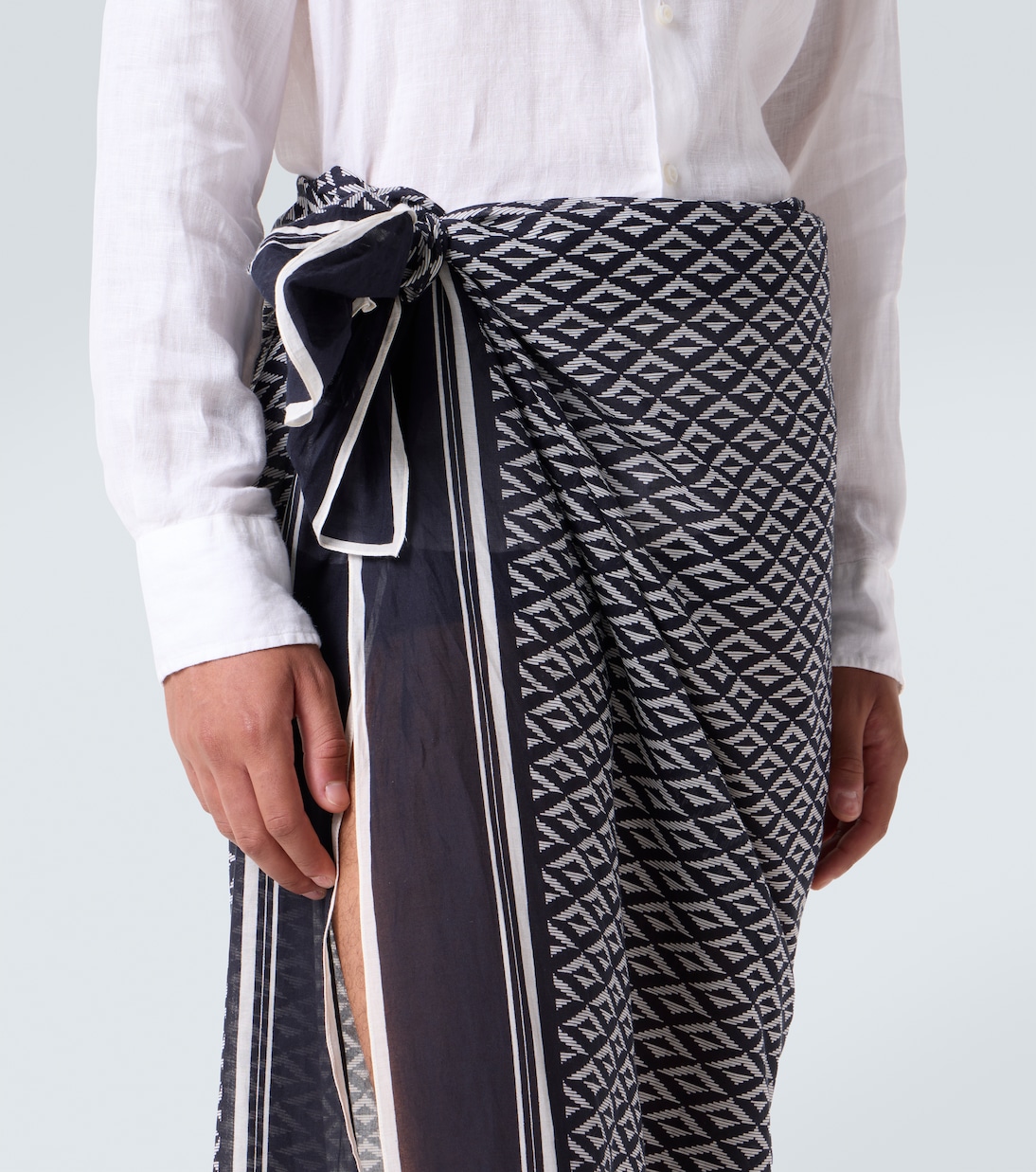 Printed cotton beach cover-up | Tom Ford