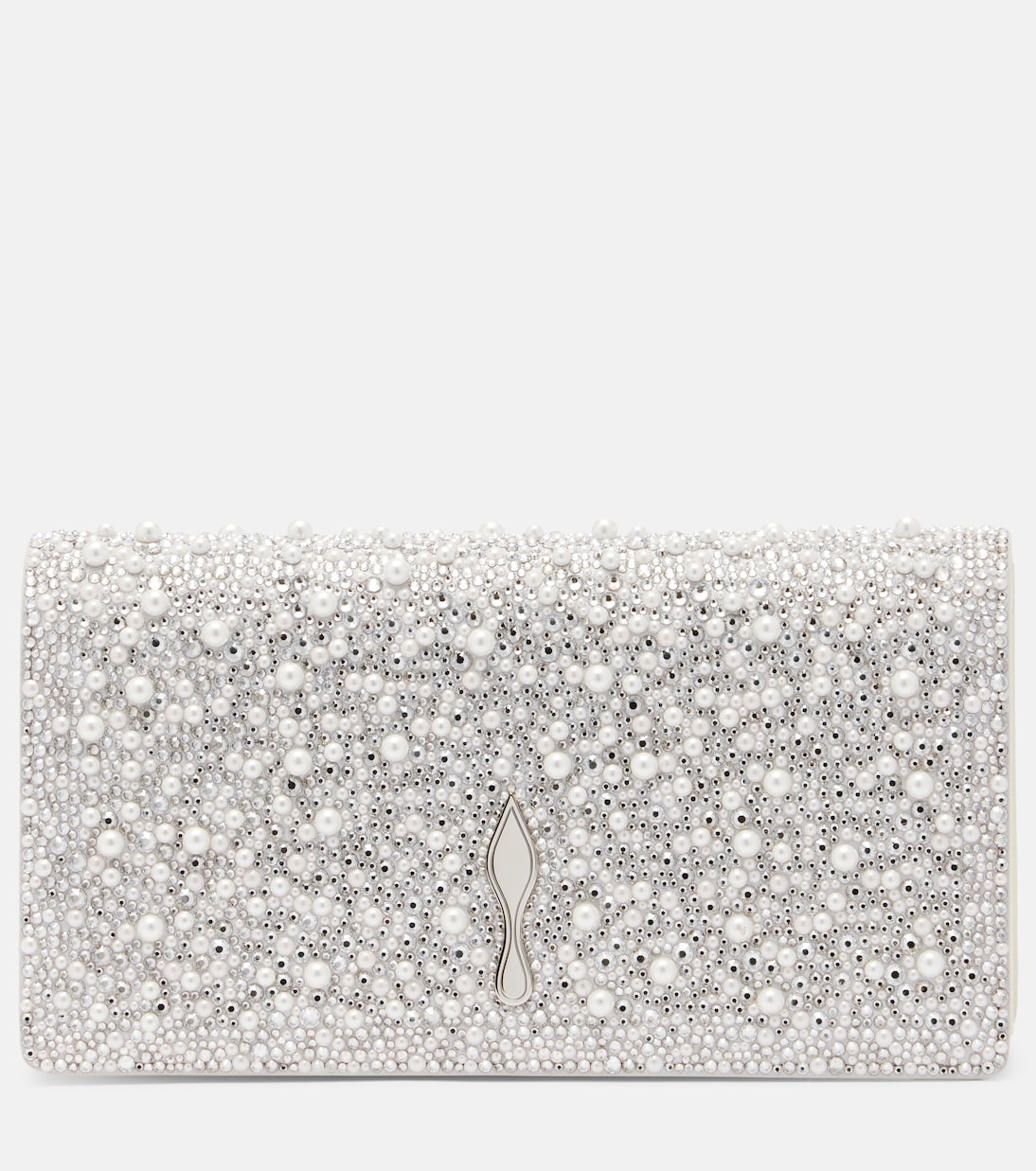 Bettina embellished leather clutch | Christian Louboutin