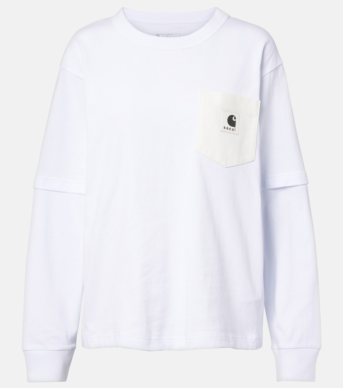 x Carhartt layered cotton jersey top | Sacai