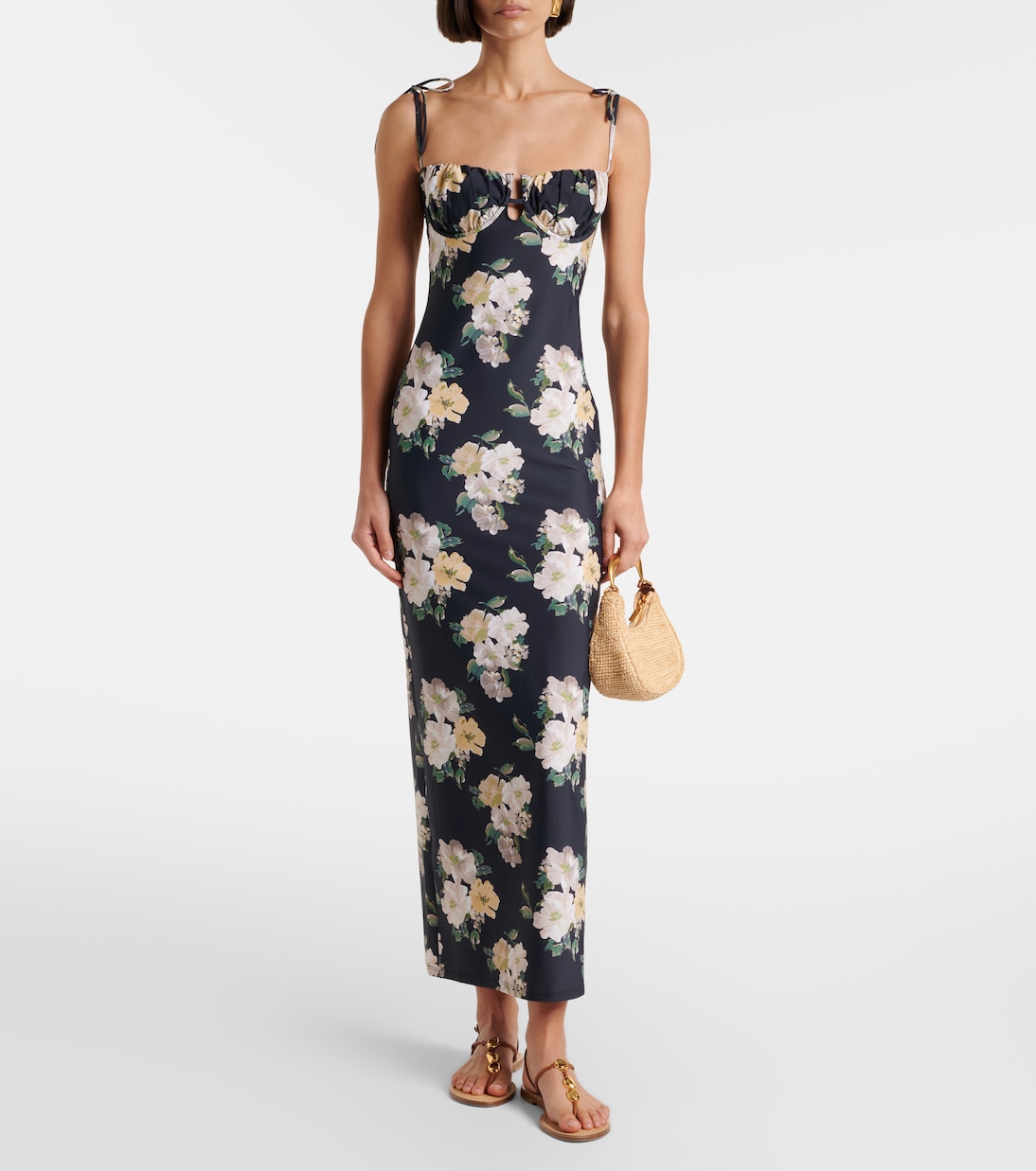 Vestido de playa Liz floral | Montce