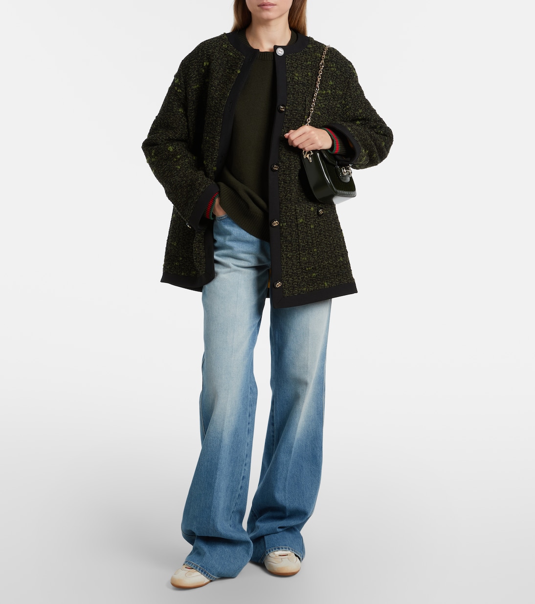 Gucci Shift leather sneakers | Gucci