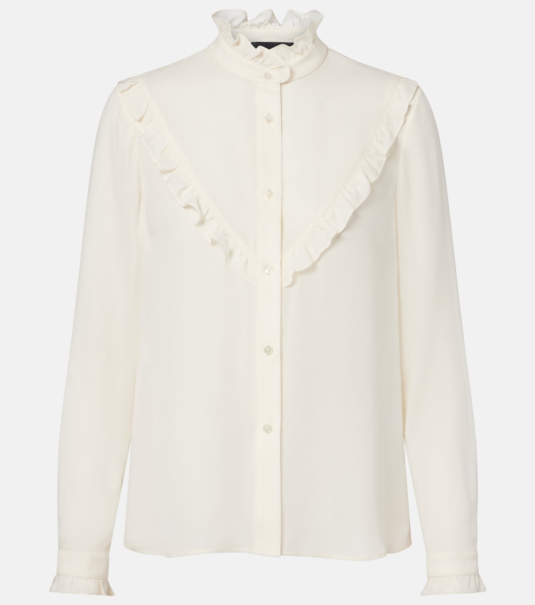 Marcela ruffled silk shirt | Nili Lotan