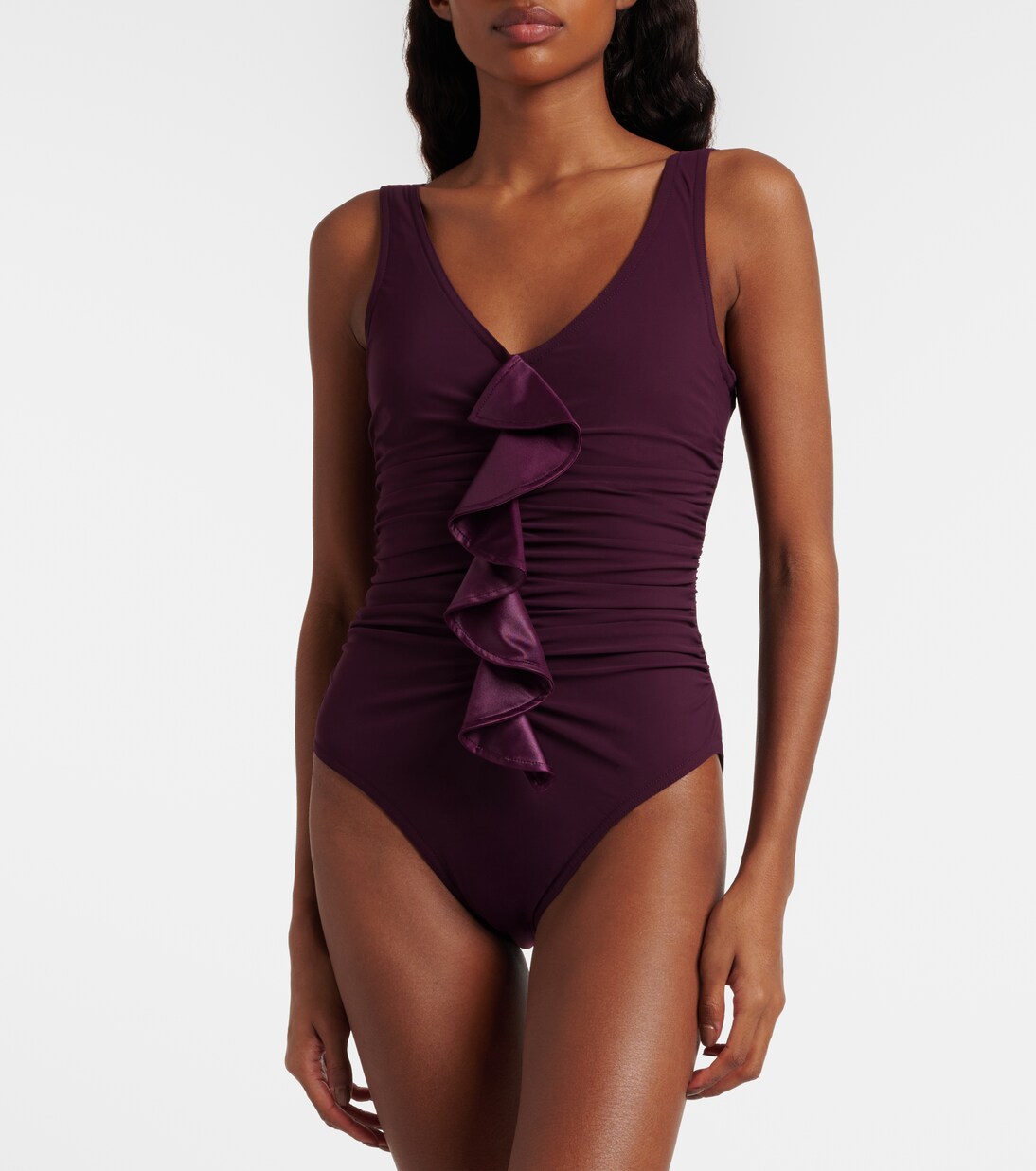 Emery ruffled swimsuit | Karla Colletto