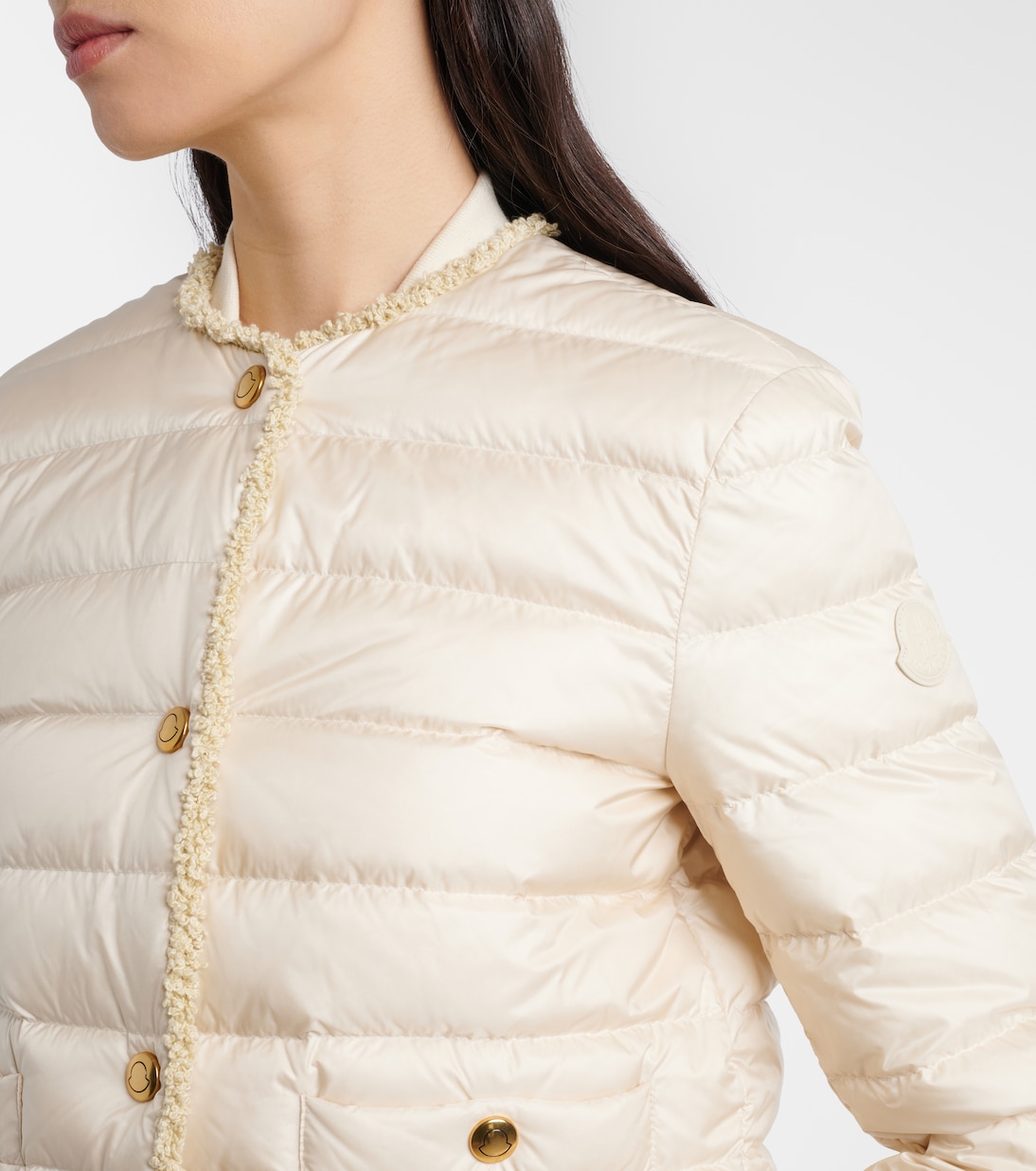 Fleurs quilted down jacket | Moncler