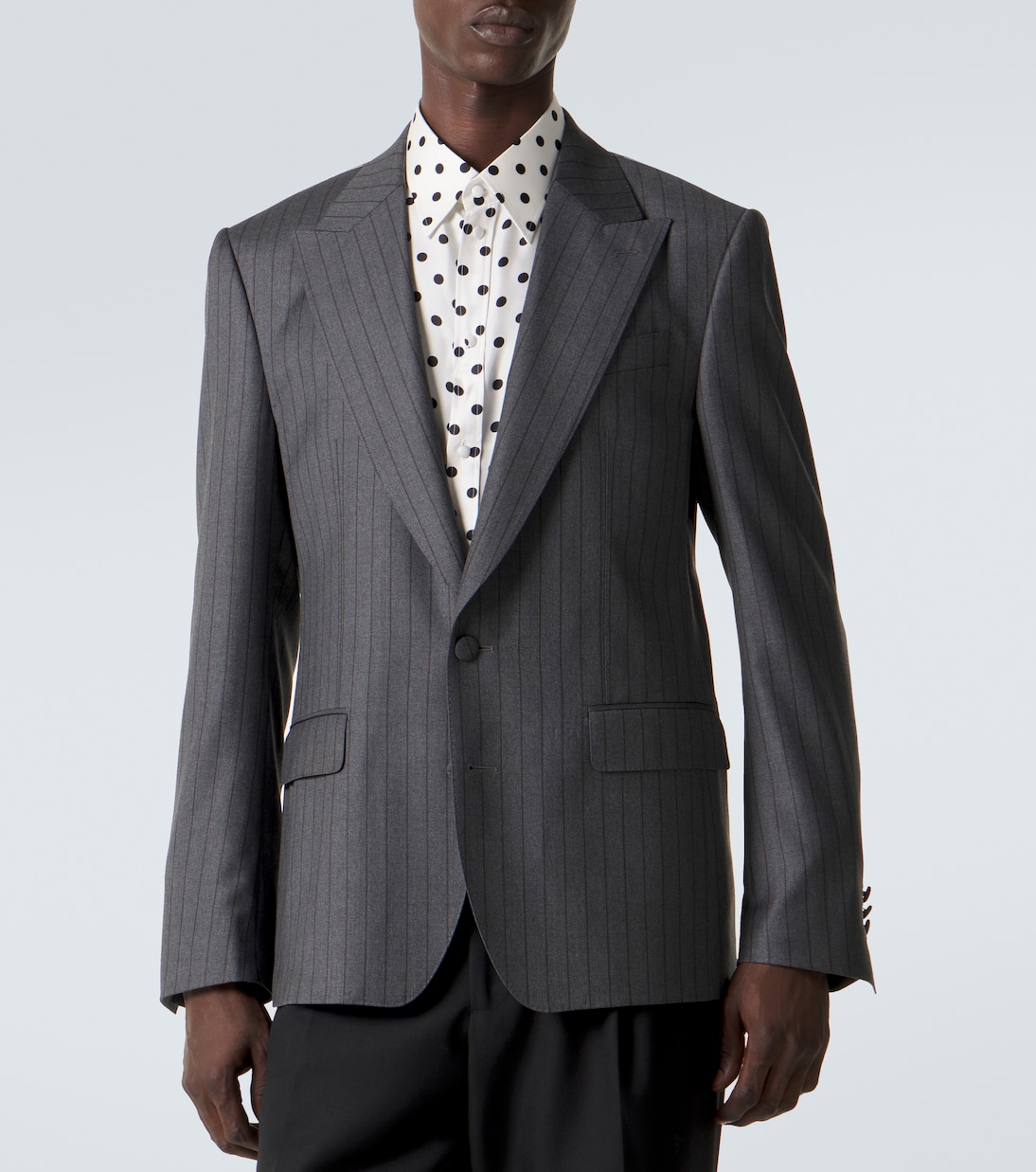 Pinstripe virgin wool blazer | Dolce&Gabbana