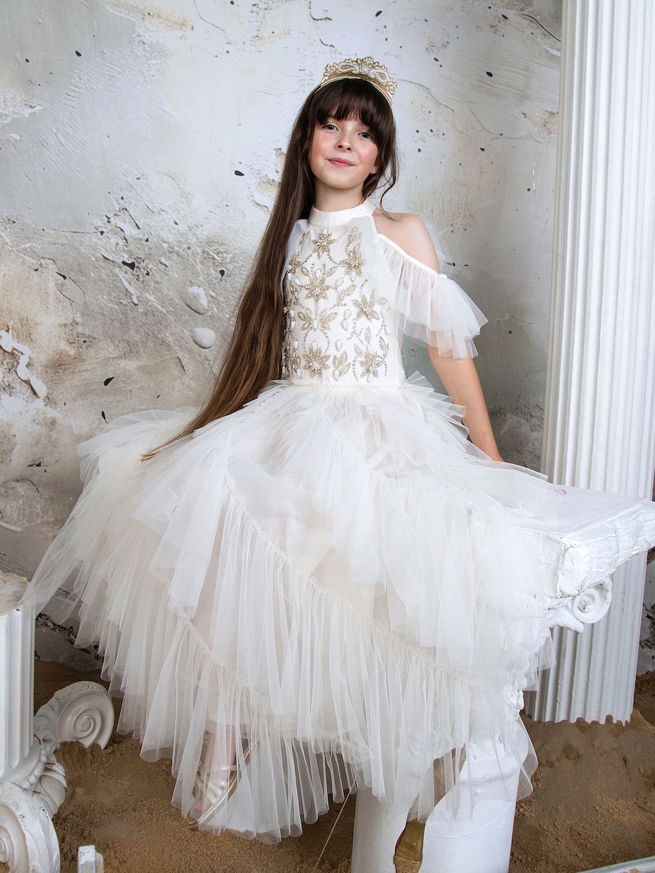 Verziertes Kleid Venus aus Tüll | Tutu Du Monde