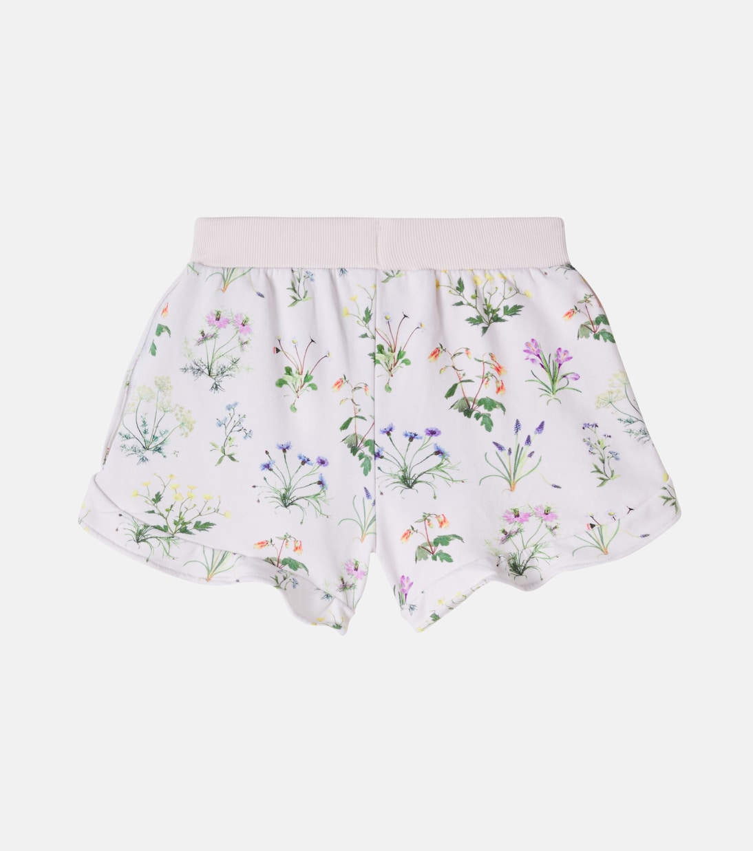 Acacia floral cotton-blend shorts | Molo