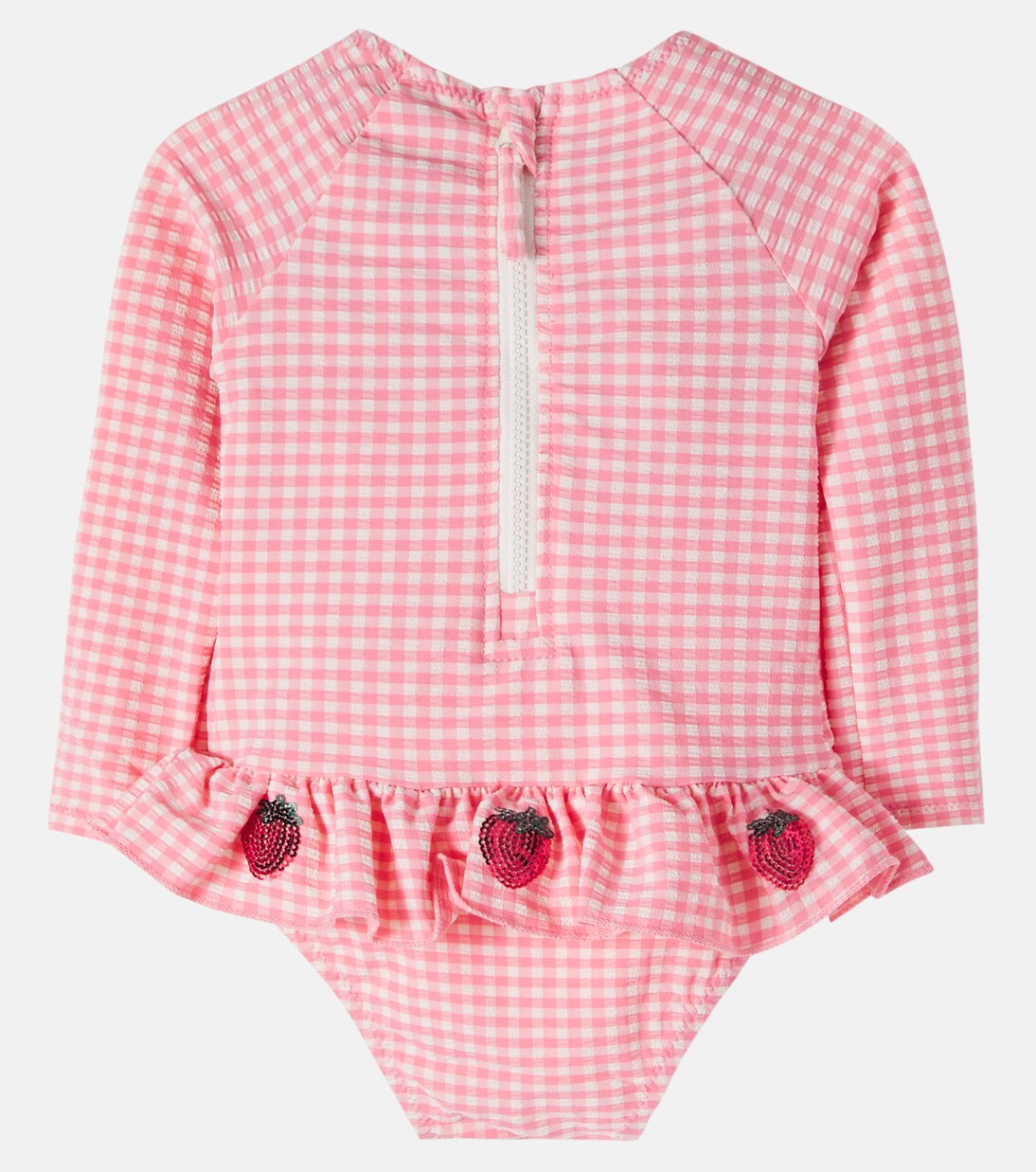 Baby Etta seersucker rashguard swimsuit | Konges Sløjd