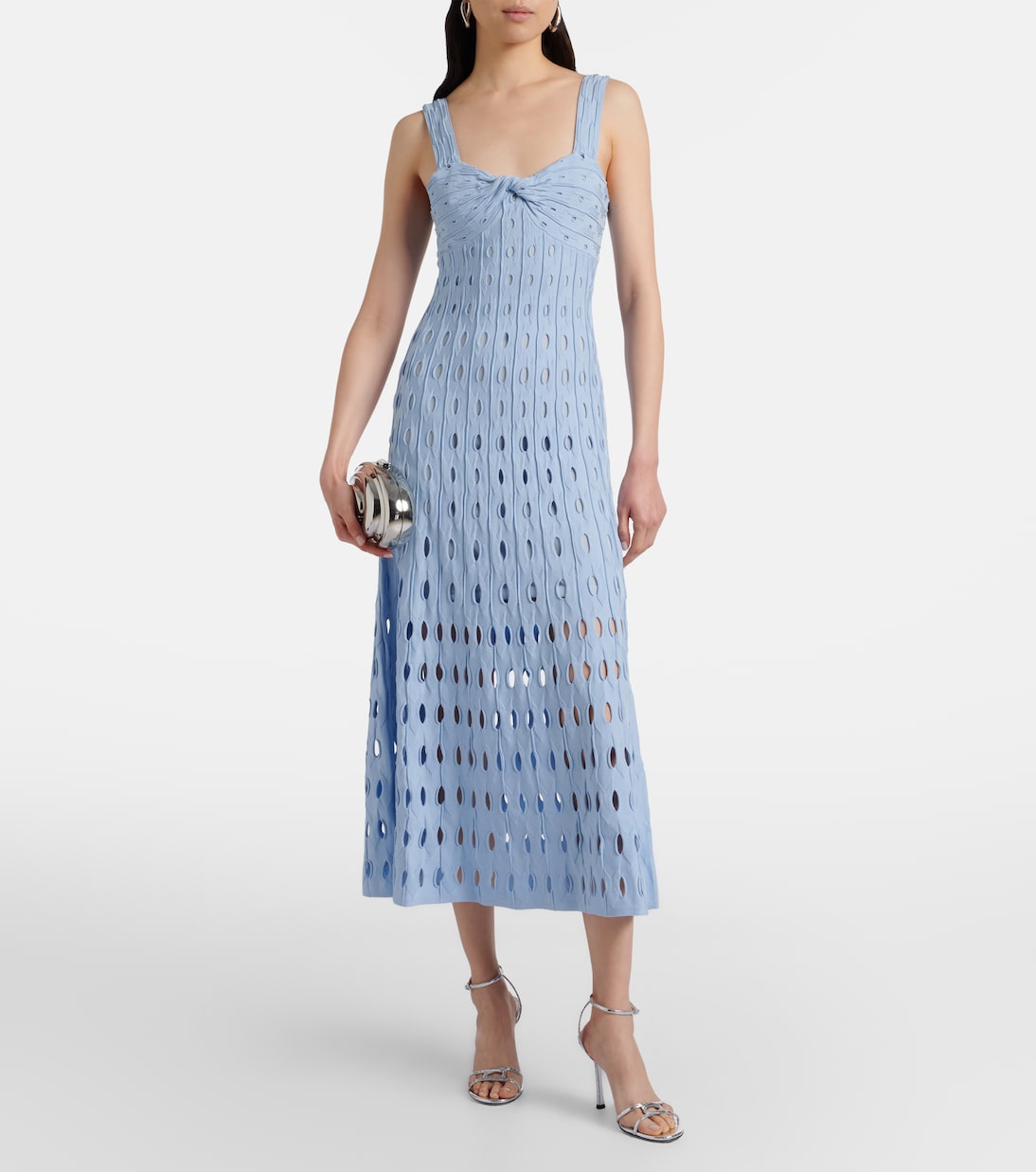 Vestido midi calado Christina  | Simkhai