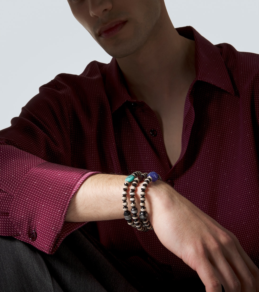 Set of 3 beaded bracelets | Ileana Makri