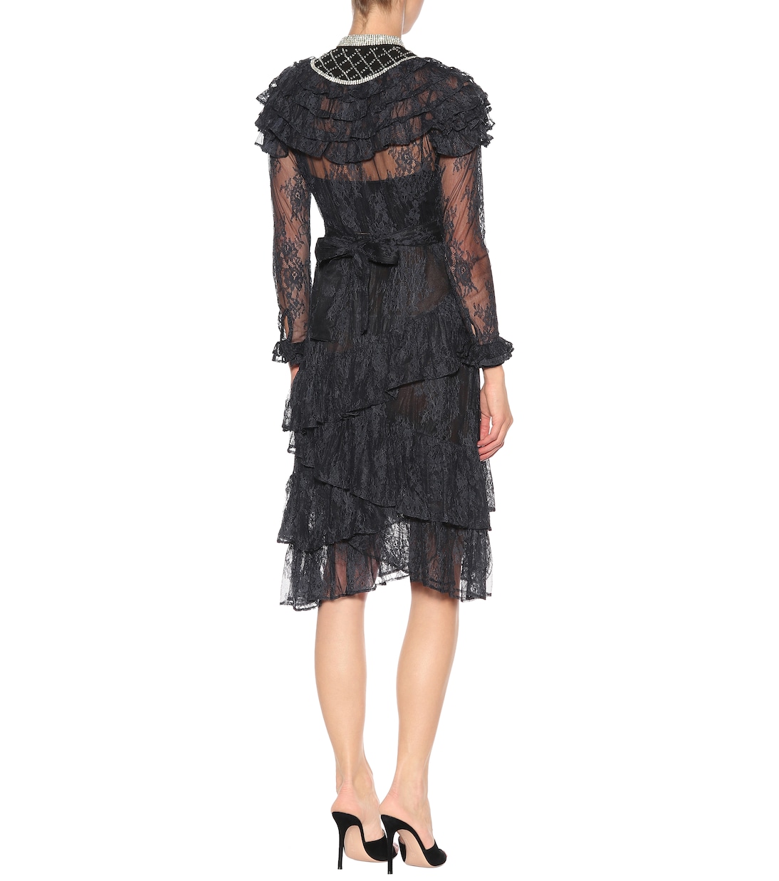 Crystal-embellished lace dress | Dodo Bar Or
