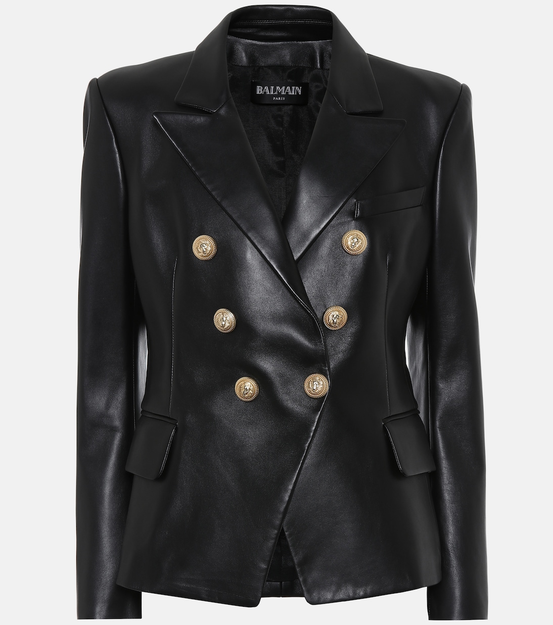 Blazer en cuir | Balmain