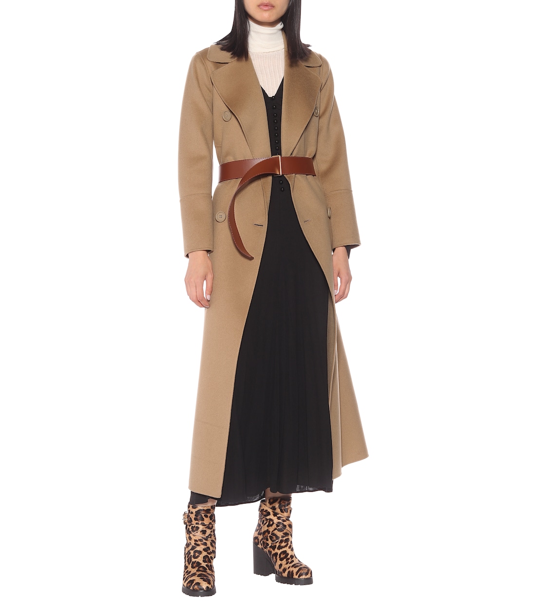 Leopard-print calf hair ankle boots | Charlotte Olympia