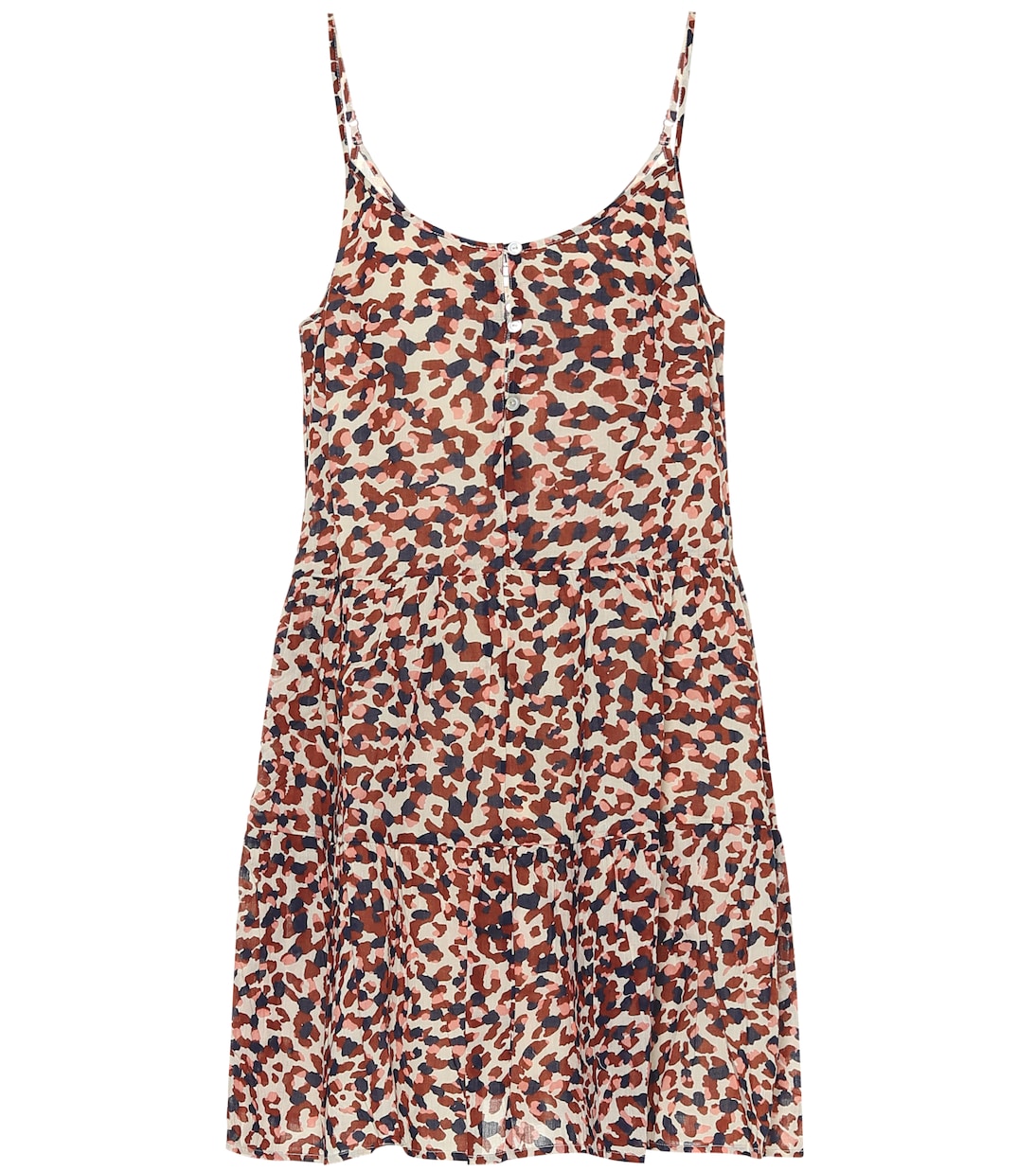 Zahara animal-print cotton minidress | Velvet