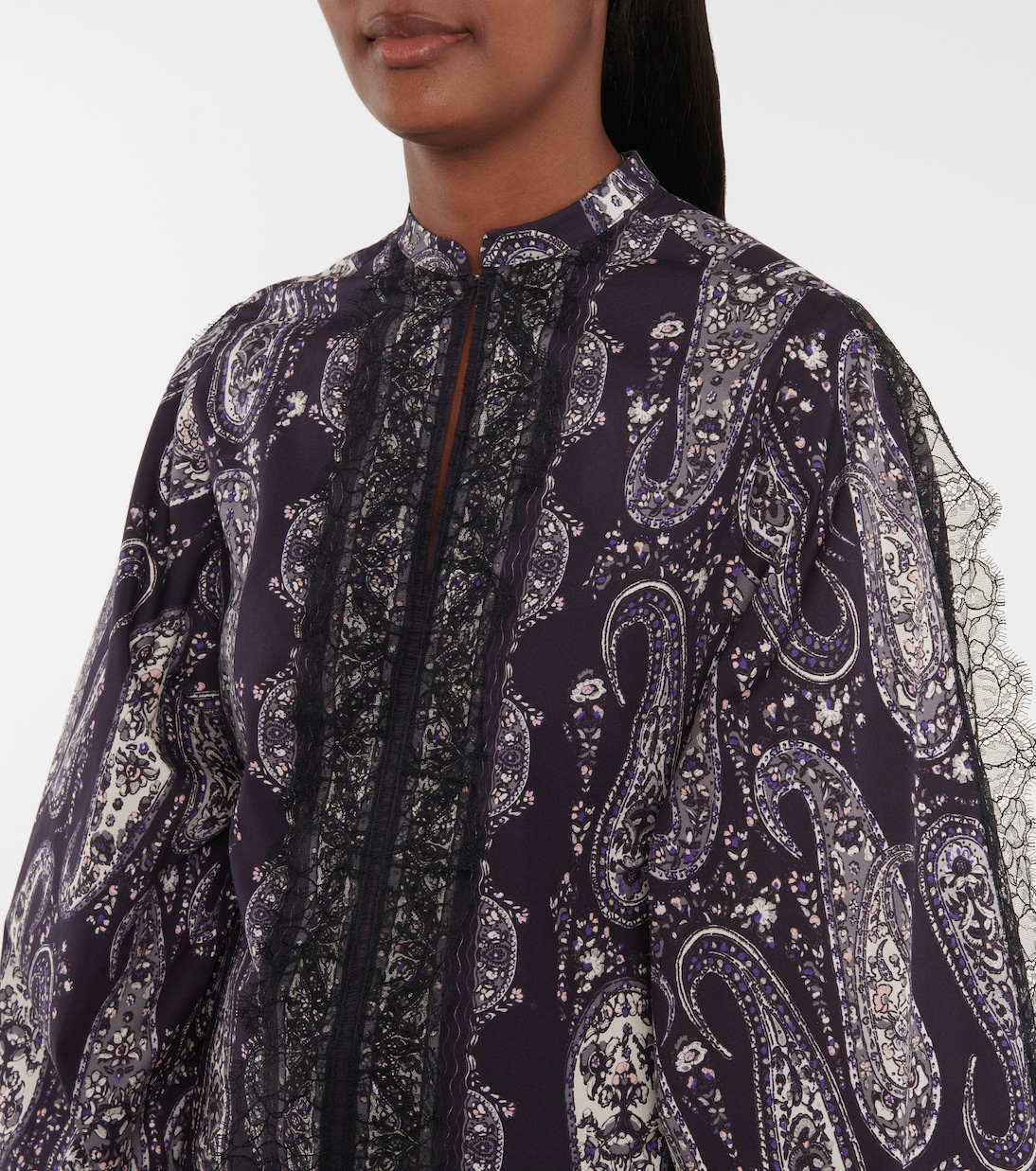 Bluse aus Baumwolle und Spitze | Giambattista Valli