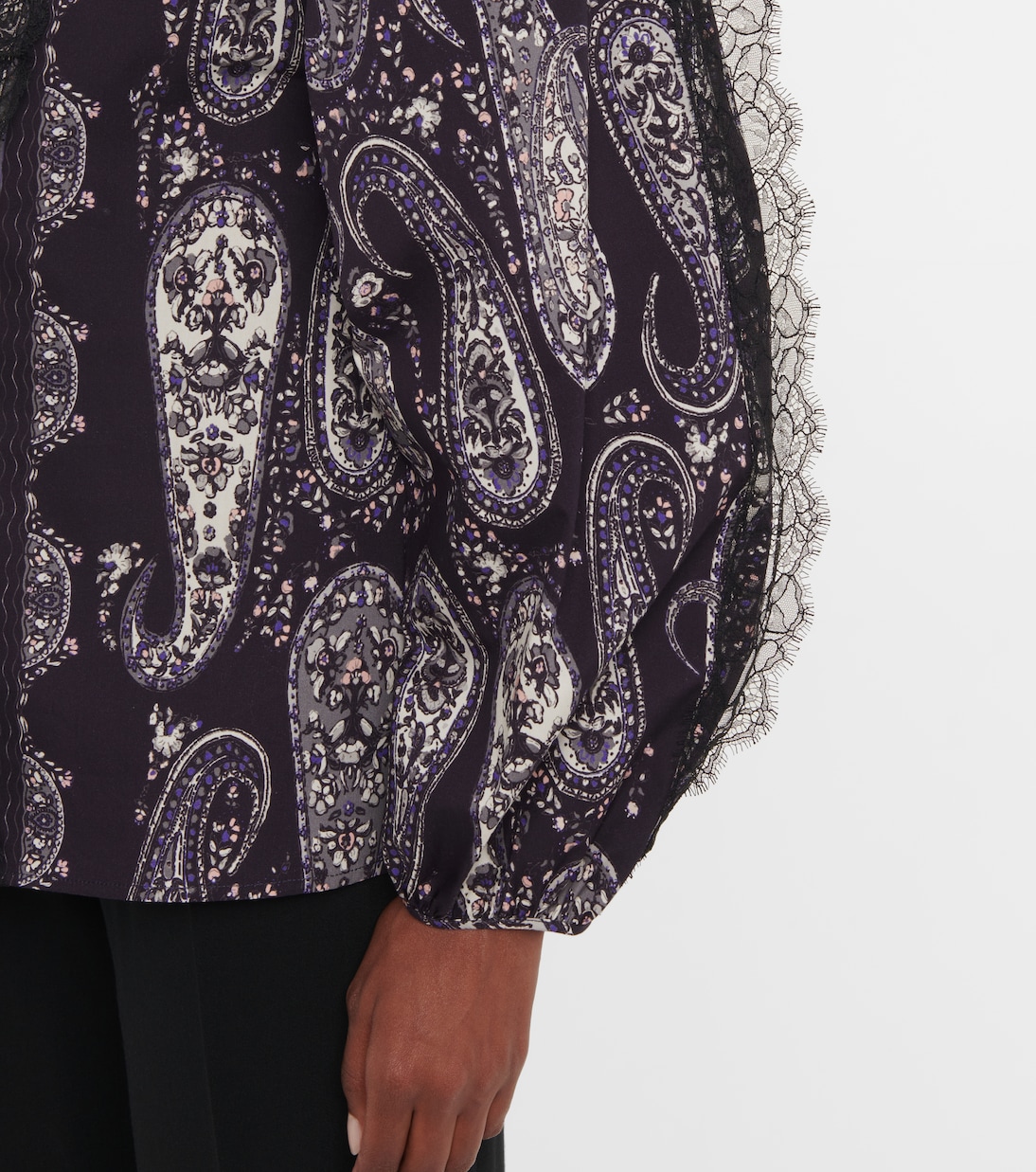 Bluse aus Baumwolle und Spitze | Giambattista Valli