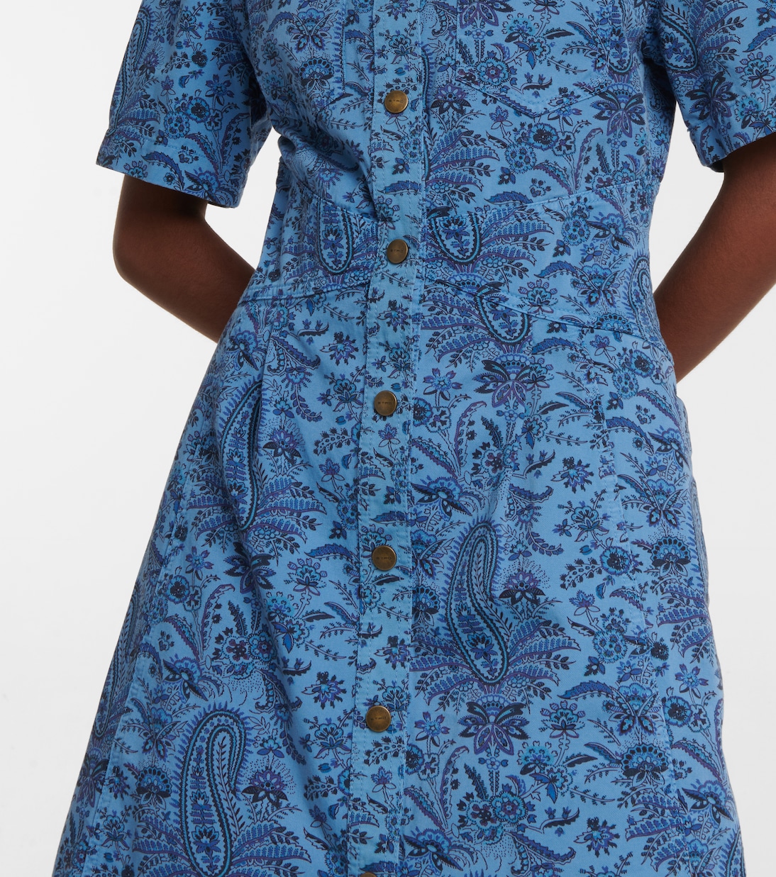 Paisley cotton shirt dress | Etro