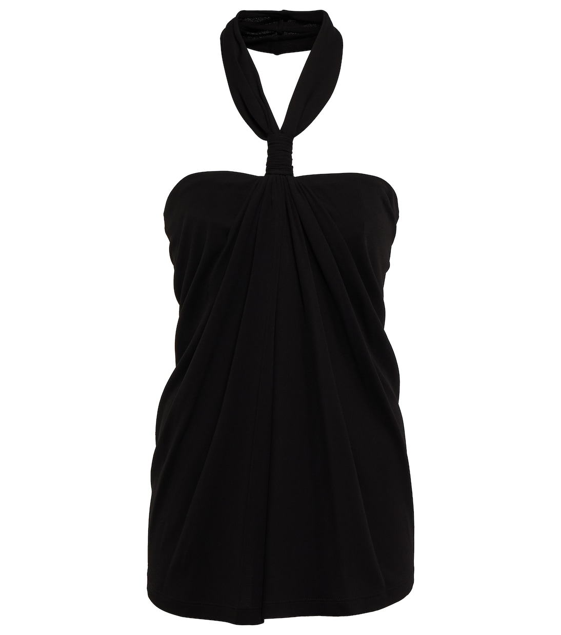 Top de crepé con cuello halter | Loewe