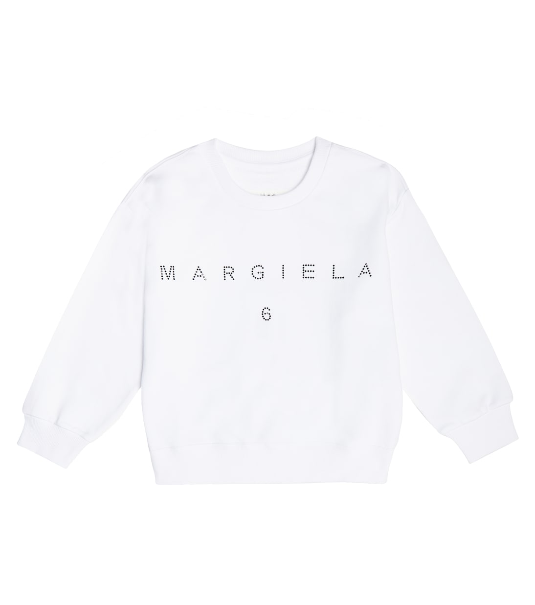 Felpa in cotone con logo | MM6 Maison Margiela Kids
