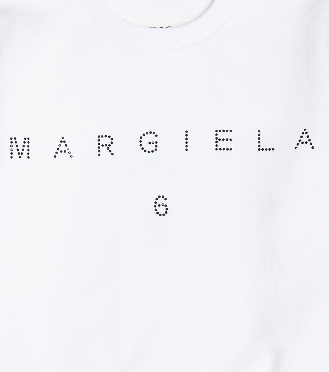 Felpa in cotone con logo | MM6 Maison Margiela Kids