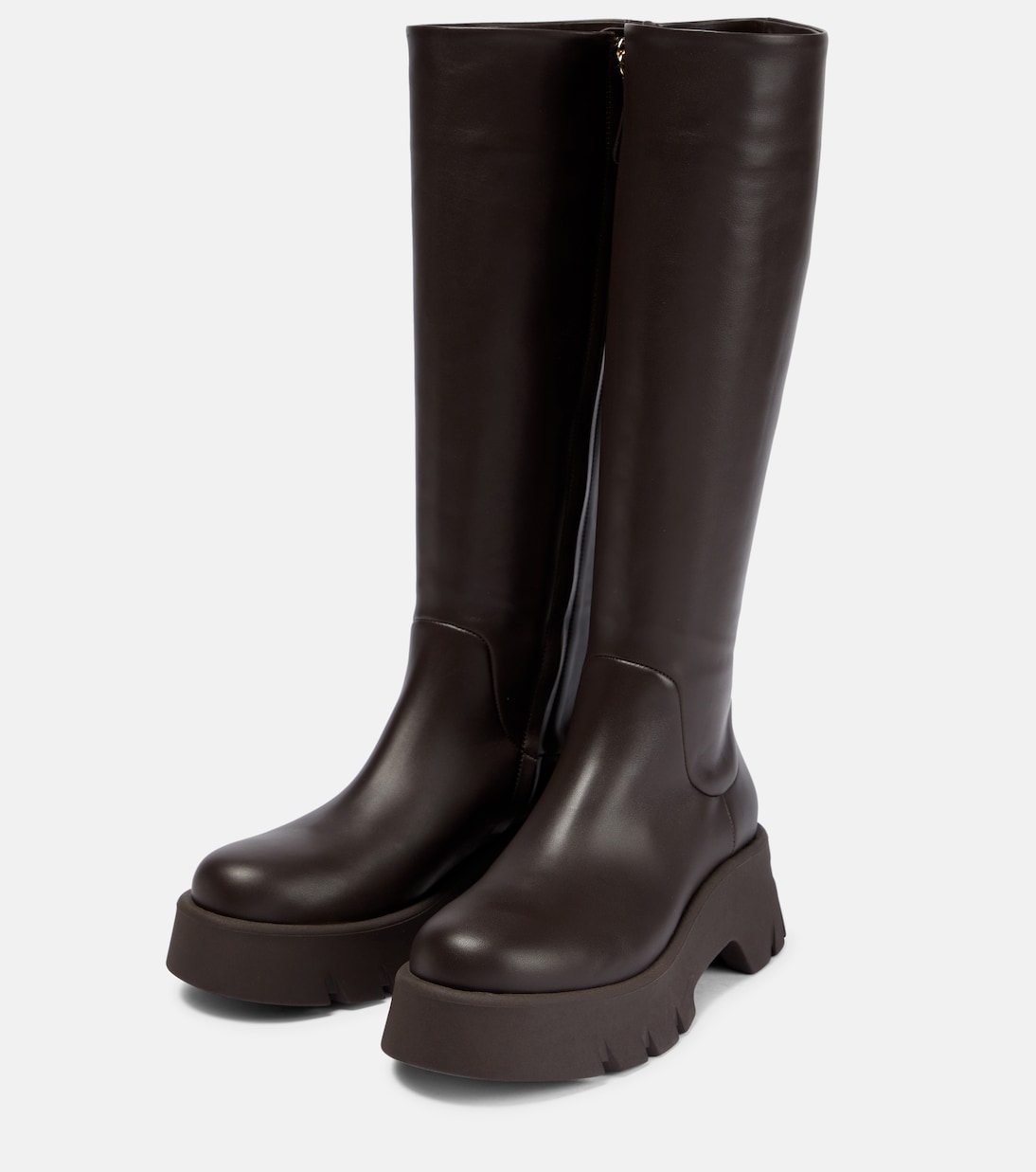 Botas de plataforma Montey de piel | Gianvito Rossi