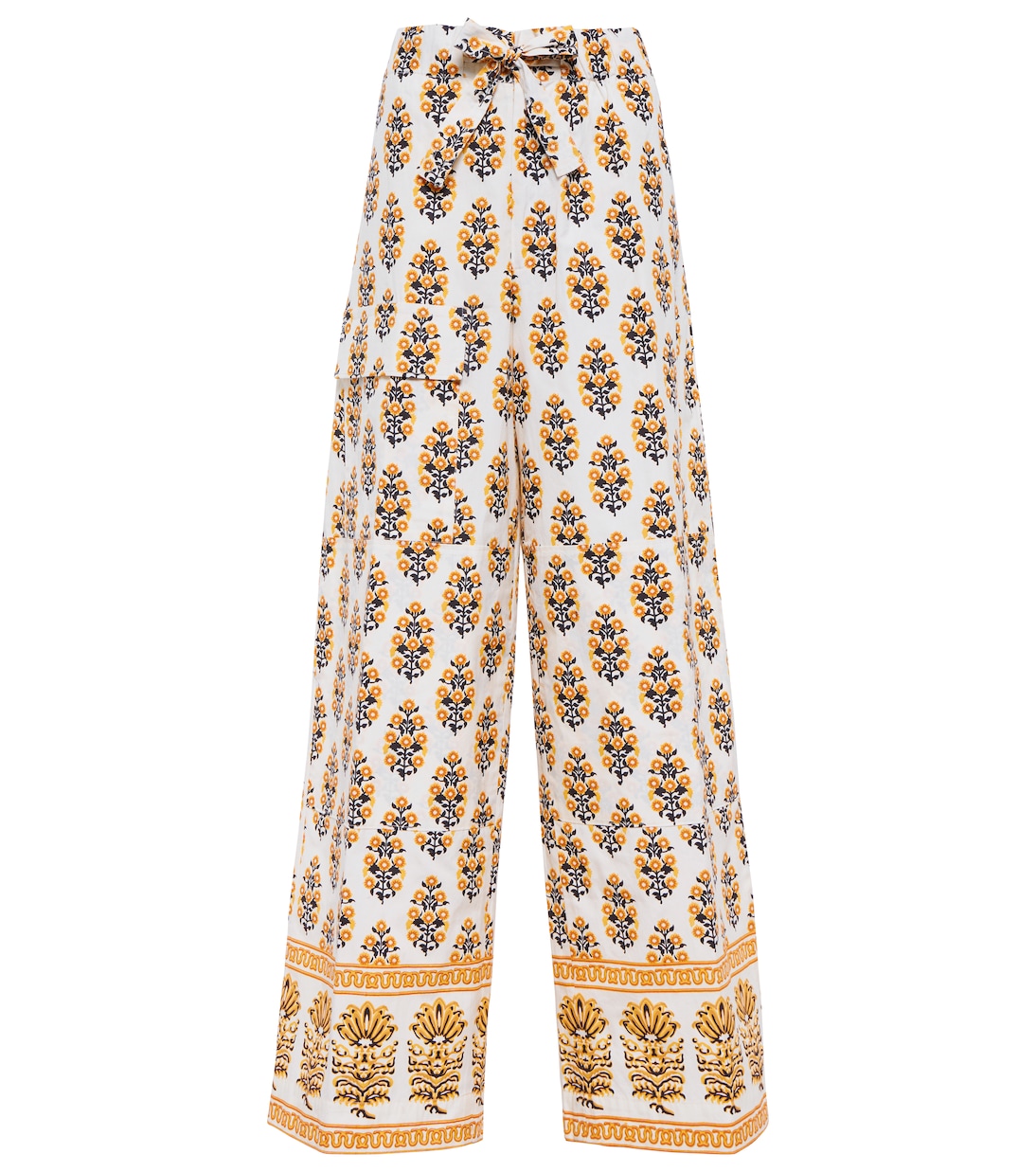 Pantalon imprimé en coton | Dries Van Noten