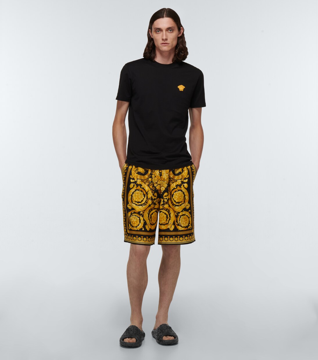 Medusa Dimension rubber slides | Versace