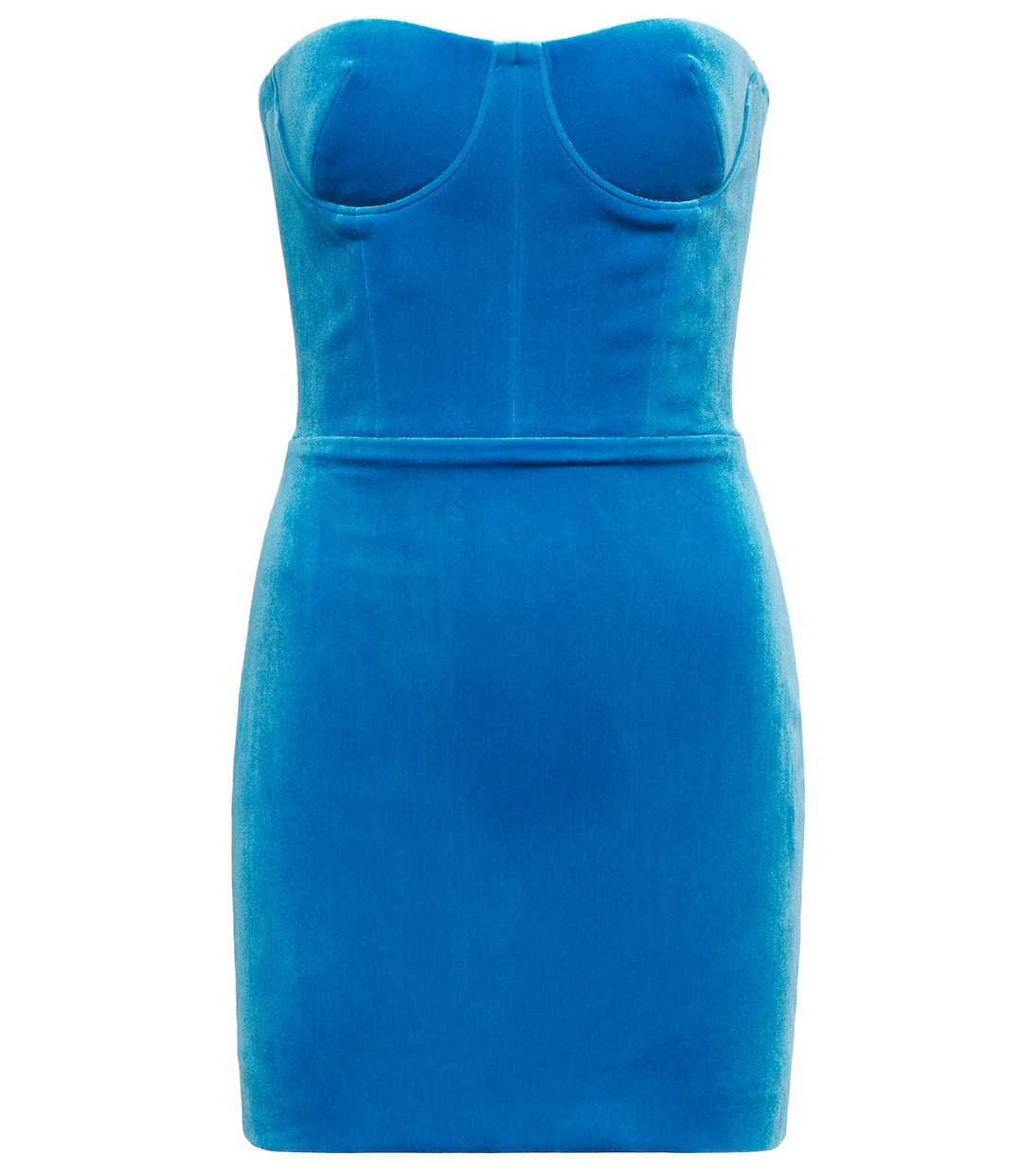 Roberts strapless velvet minidress | Alex Perry