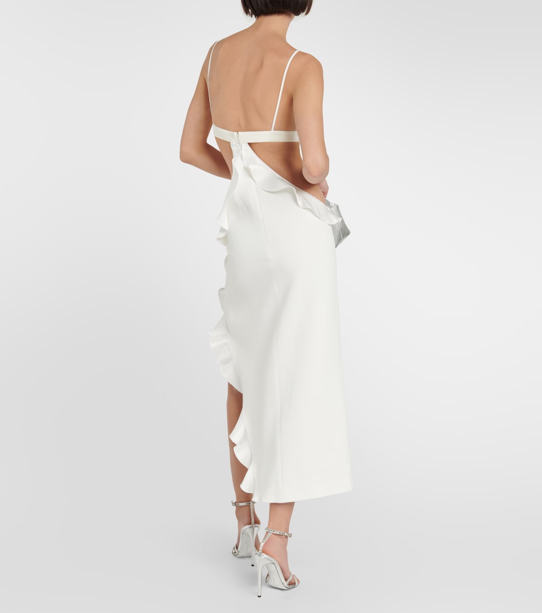Abito midi asimmetrico con cut-out | David Koma
