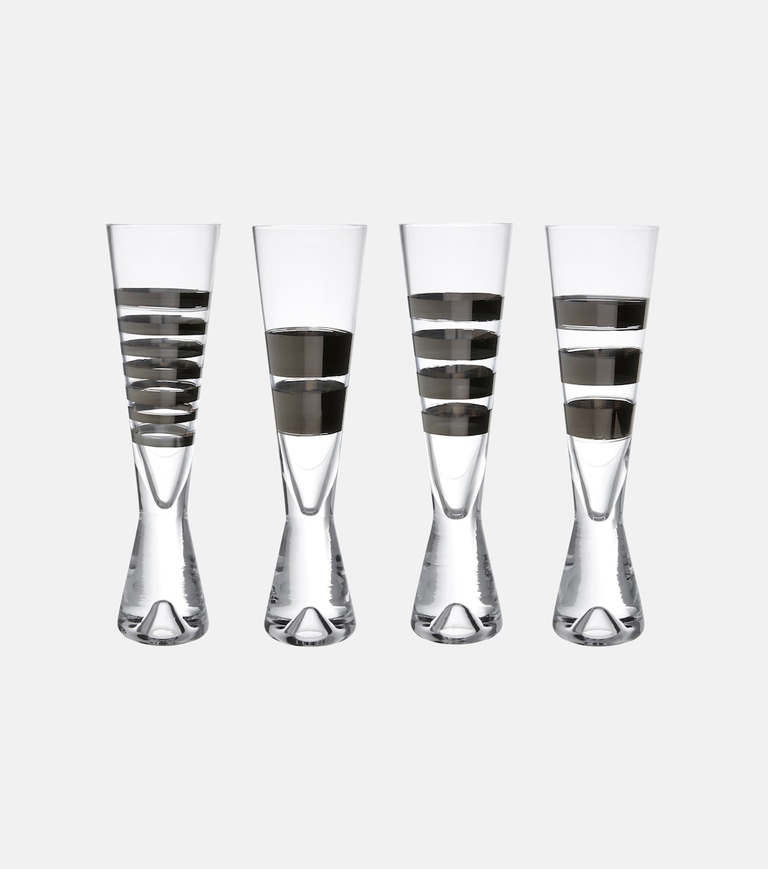 Tank set of 4 champagne flute glasses | Tom Dixon