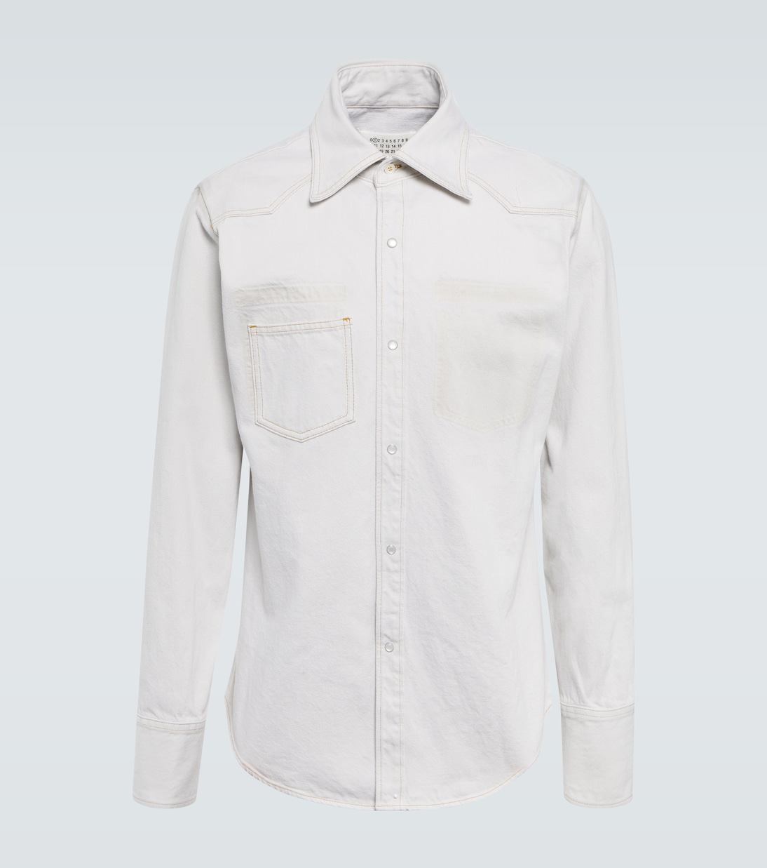 Hemdjacke aus Denim | Maison Margiela