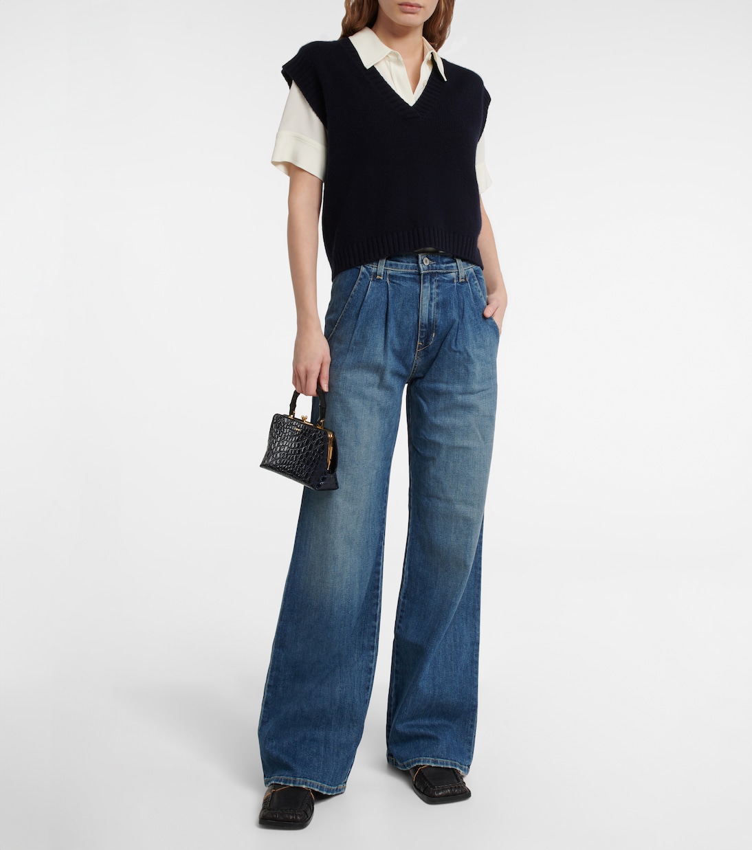Flora Trouser wide-leg jeans | Nili Lotan