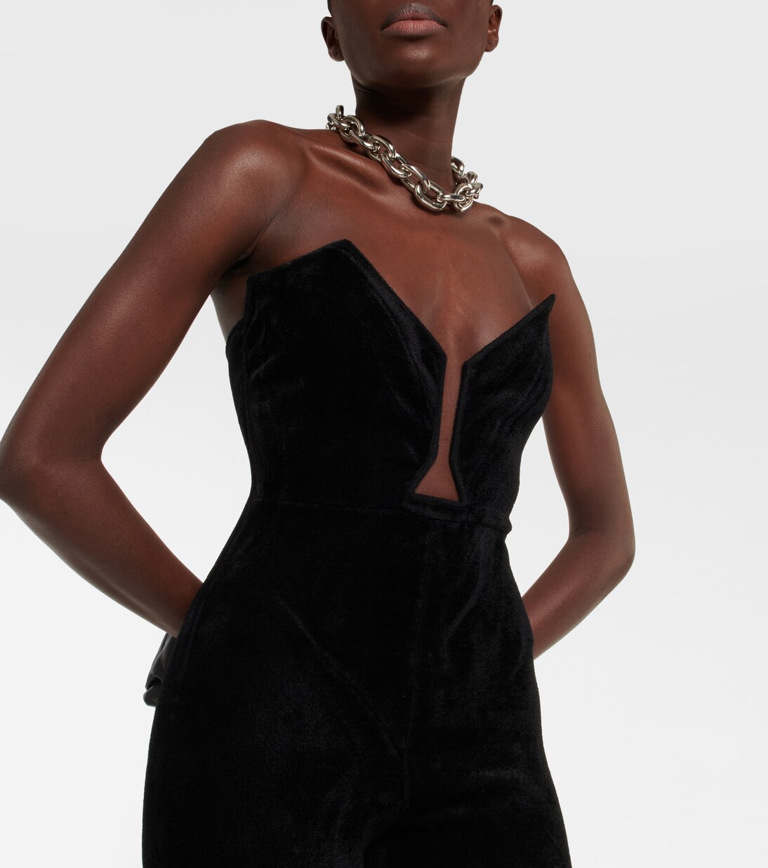 Mono de chenilla con aberturas | Roland Mouret