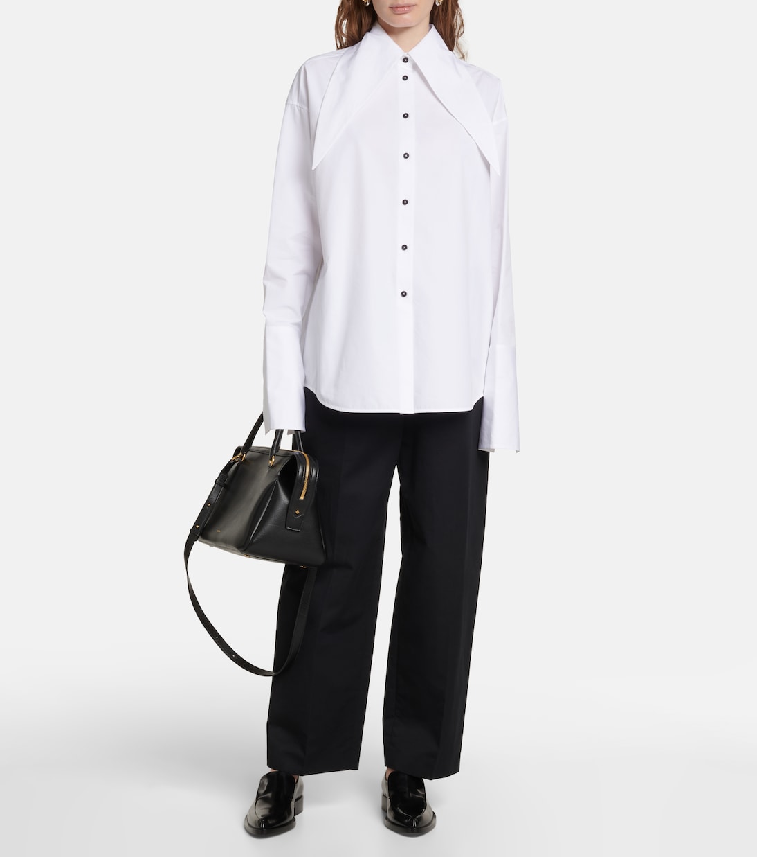 Mocassins en cuir à ornements | Jil Sander