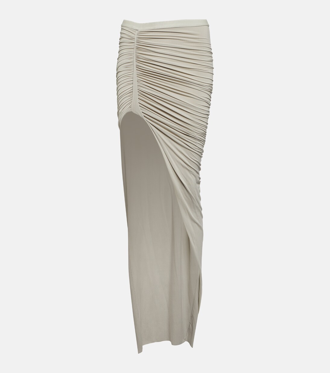 Ruched jersey maxi skirt | Rick Owens