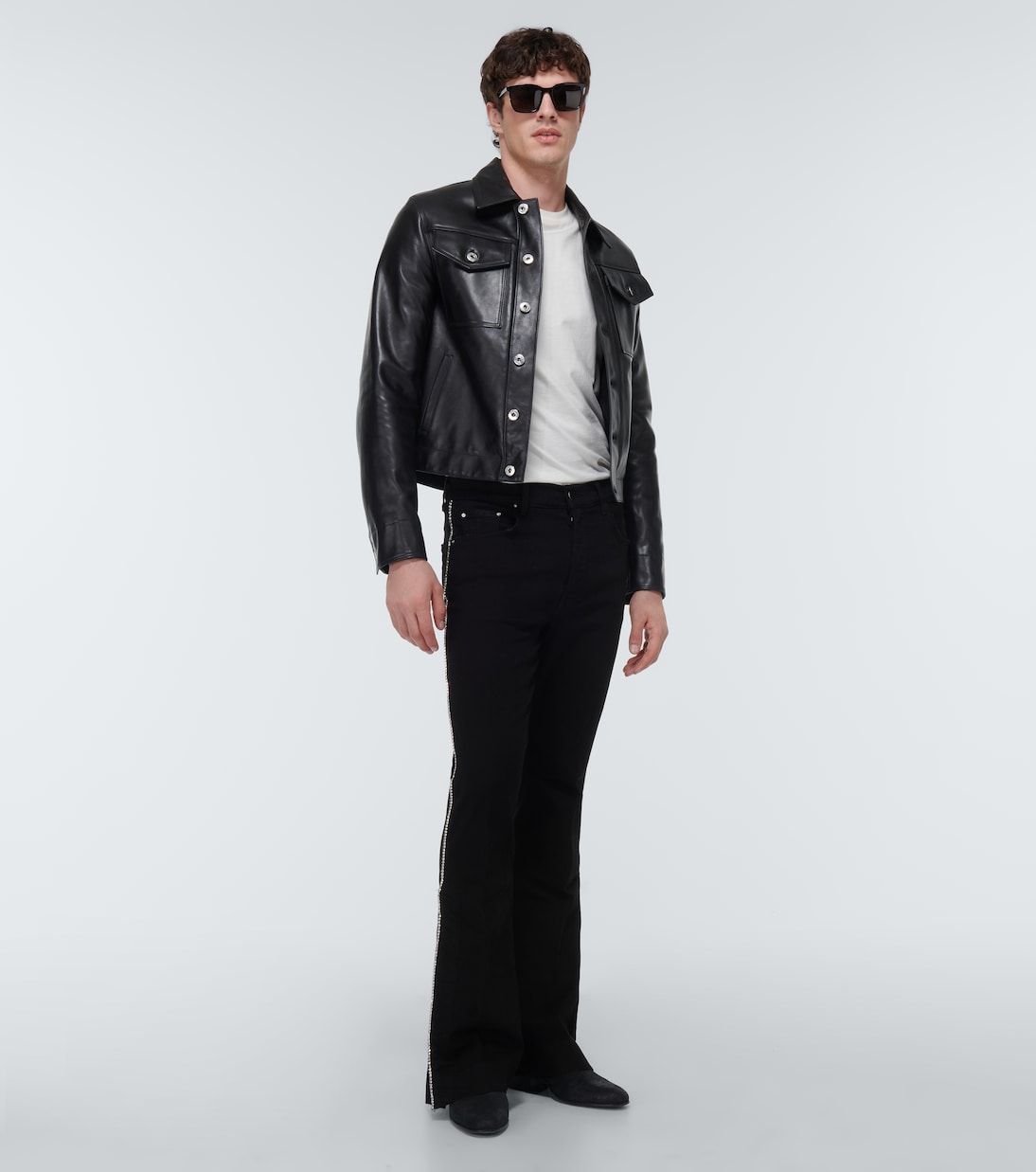 Jeans bootcut adornados | Amiri