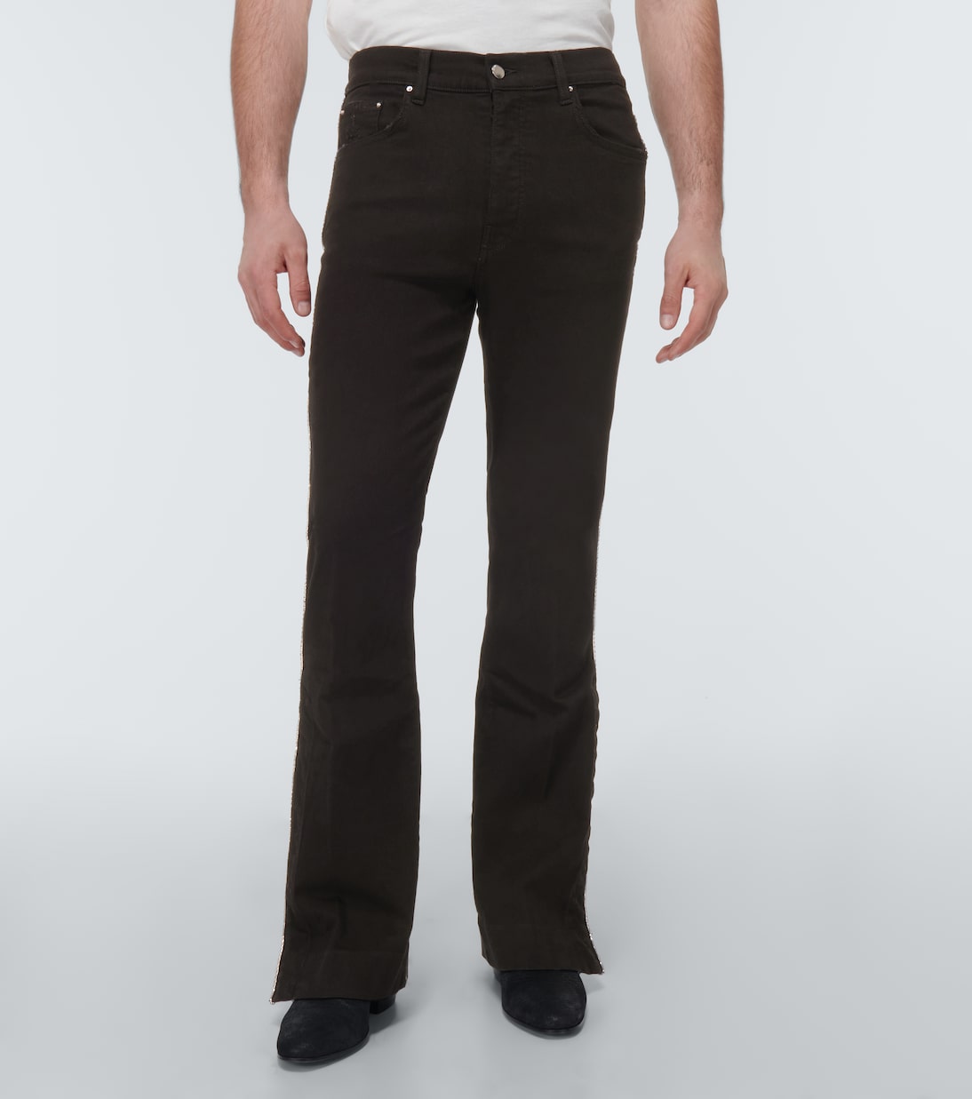 Jeans bootcut adornados | Amiri