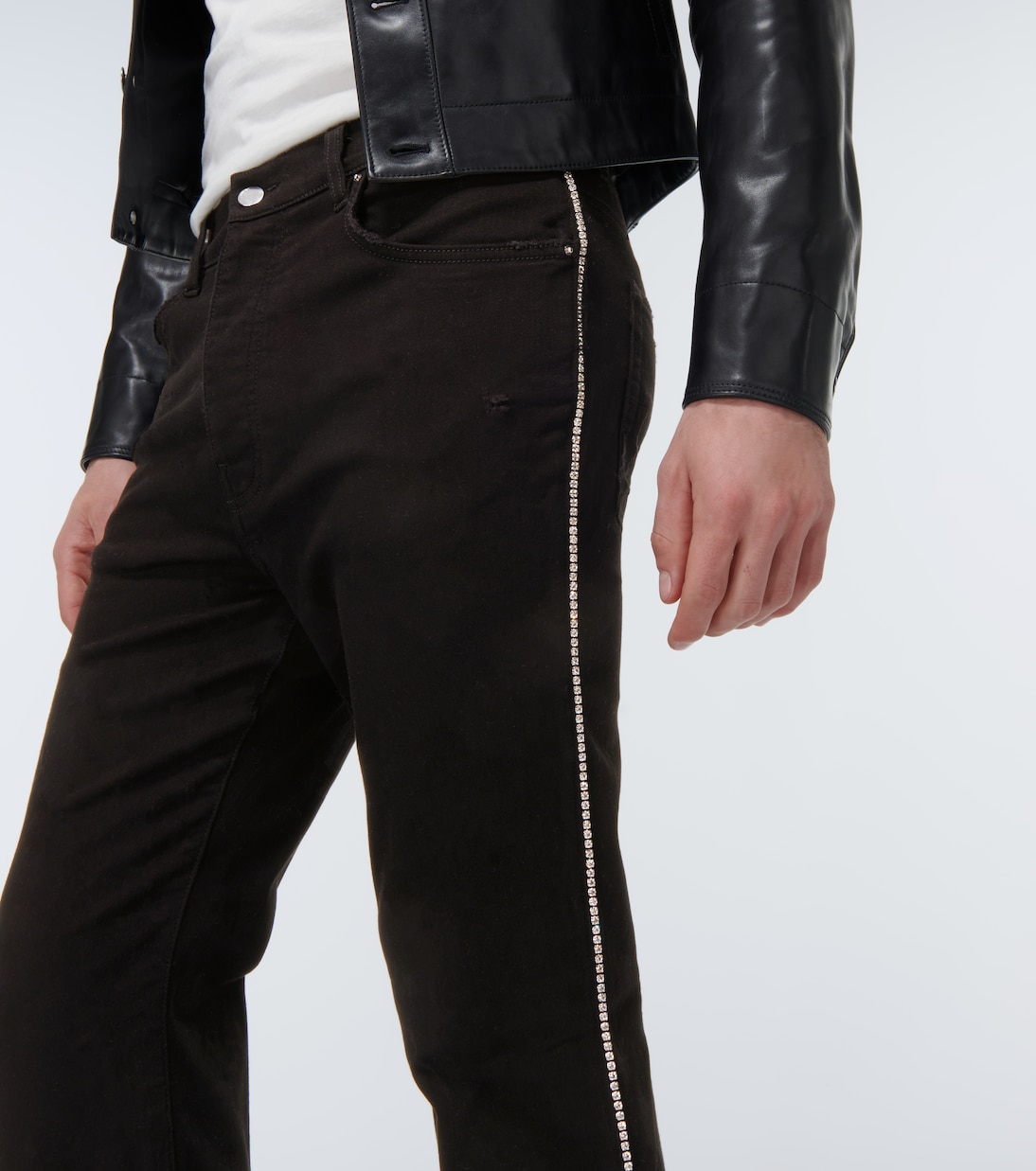 Jeans bootcut adornados | Amiri